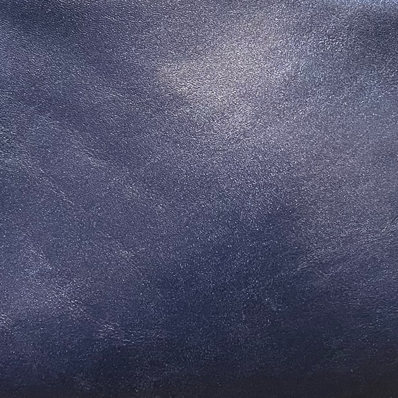 Patricia Nash Gracchi Vintage Leather-Wrapped Frame Satchel Caribbean Blue EUC - Picture 4 of 15